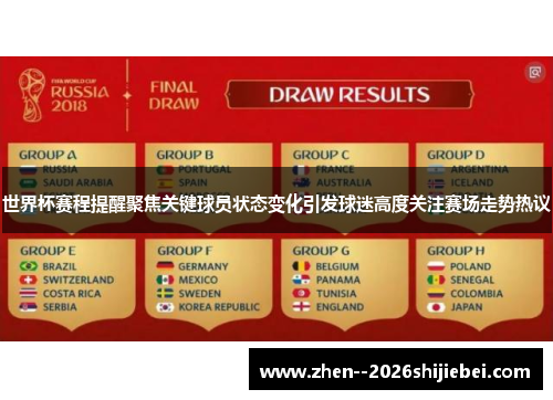 世界杯赛程提醒聚焦关键球员状态变化引发球迷高度关注赛场走势热议 世界杯赛程提醒聚焦关键球员状态变化引发球迷高度关注赛场走势热议